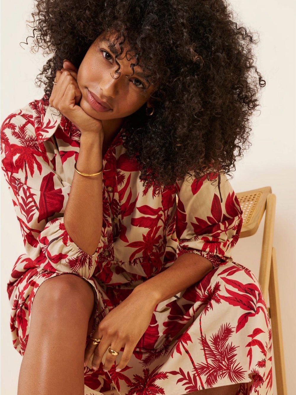Maeve The Bettina Tiered Shirt Dress Anthropologie - Picture 3 of 11